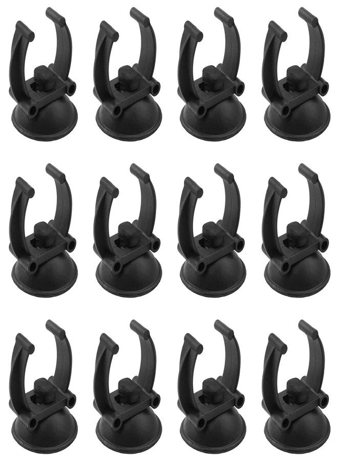 FINBe Aquarium Suction Cup Heater Suction Cup with Clamp for 25mm Inner Diameter Aquarium Heater Pipe Hose Plant Fish Tank 12PCS - Image 1